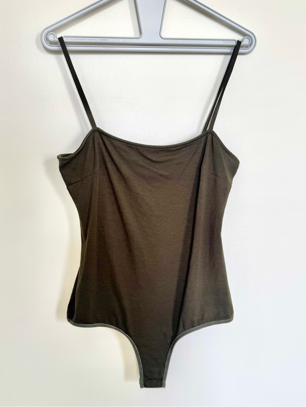 Intimately by Free People Olive Green Strappy Thong Bodysuit- NEVER WORN
